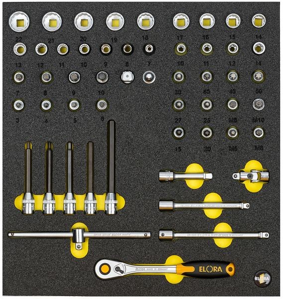 ELORA Modul-Steckschlüssel-Satz 3/8", OMS-49, 0000414901000
