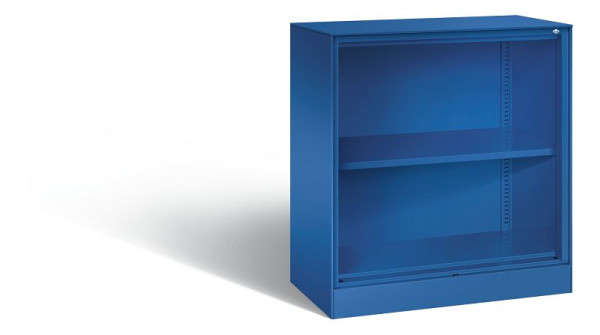 C+P Büroregal Asisto, H915xB800xT435mm, Farbe: Enzianblau, 2 OH, 140053-000 S10053