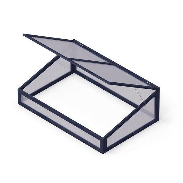 upyard Frühbeet-Aufsatz, Größe: 120 x 80 cm, Farbe schwarz, 160FB120X80S