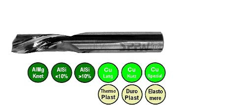SPPW HSC-Einzahnfräser VHM Linksdrall L: 50x20 z:1 d6 Ø2, 751110S020602