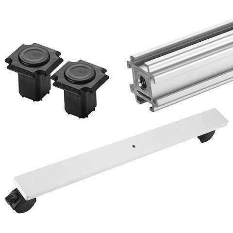 Magnetoplan Vierkant-Säule, Größe: 1500 mm, Inhalt: flacher Fuß mobil, 110635