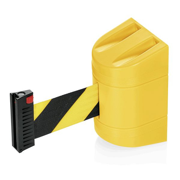 WAS Gurtband Lightflex für Wandmontage, 2 m, schwarz/gelb, 2813404