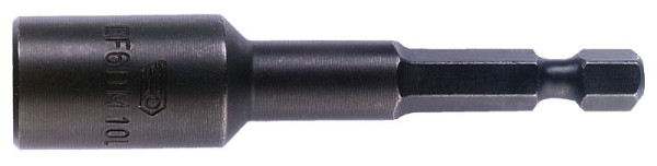 Facom Bit, Serie 6, Antrieb Außensechskant 6,3 mm (1/4") mit Rille, lang, Abtrieb Sechskant-Profil, SW 10 mm, EF.6D10L