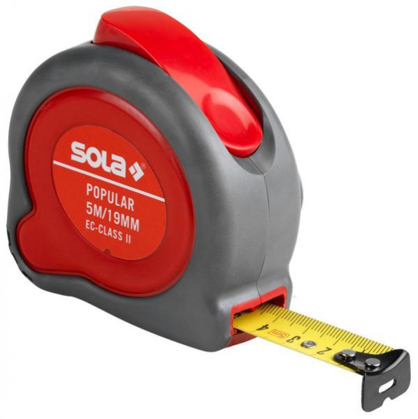 Sola Rollmeter (19 mm) Popular PP 5 m EG-Klasse 2, VE: 30 Stück, 50024801