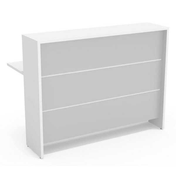 Deskin Thekenelement ELINUS, Dekor lichtgrau, B 1400 x T 780 x H 1085 mm, 257940