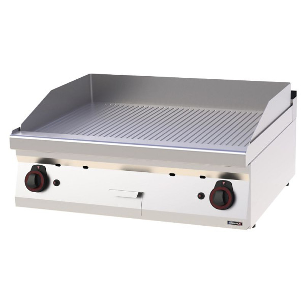 Casselin Snackplatte Chrom gerillt Gas 80 - Linie 700, C7PASCRG80