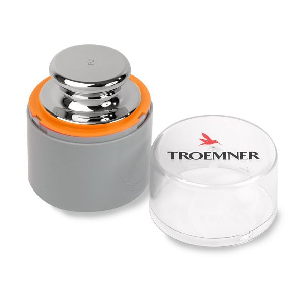 OHAUS Gewicht 2kg OIML F2, Troemner, hohe Korrosionsbeständigkeit, 30390857