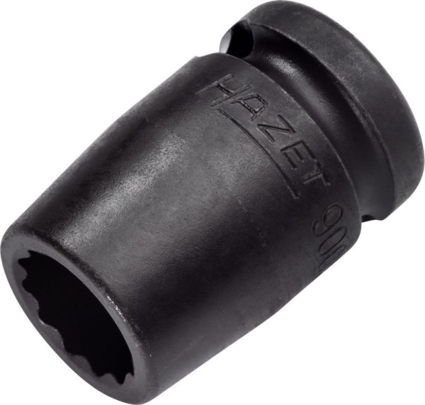 Hazet Schlag-, Maschinenschrauber Steckschlüsseleinsatz, Doppelsechskant, Vierkant hohl 12,5 mm, 14 mm, 900SZ-14