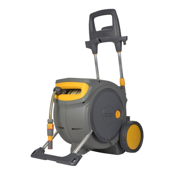 Hozelock Auto Reel Mobile 35 mobiler Schlauchwagen mit Aufrollautomatik, 72097