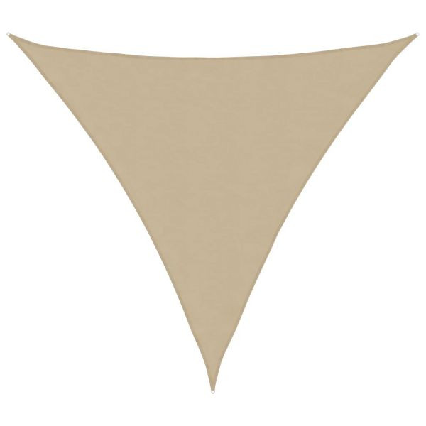 vidaXL Sonnensegel Oxford-Gewebe Dreieckig 5x5x5 m Beige, 42296