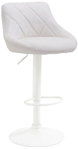 CLP Barhocker Lazio Kunstleder weiß, weiß, 321771, 4251756486730
