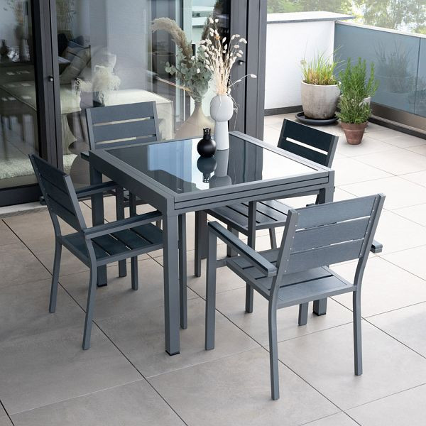 HOME DELUXE Gartentisch Modell VERANO, 31791, 4058166165114