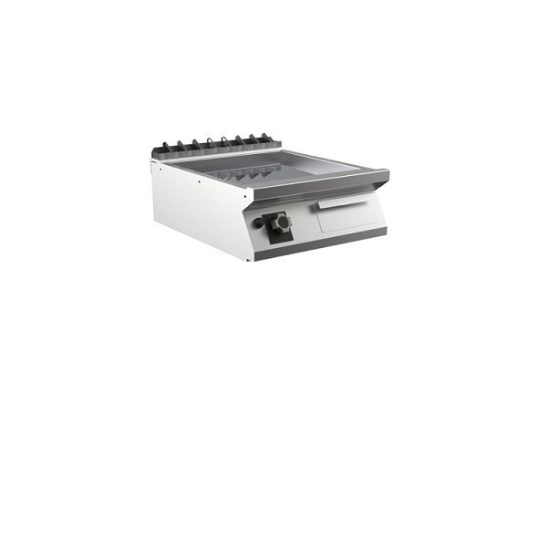 Mareno M1-700 Gas-Grillplatte mit glatter Chromplatte, 60cm, 600(B)x750(T)x250(H)mm, FT76GLCT, 171.210