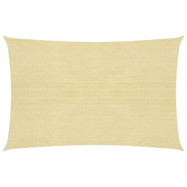 vidaXL Sonnensegel 160 g/m² Beige 5x8 m HDPE, Material: HDPE, 311138