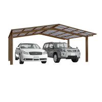 Produktbild von Ximax Aluminium Carport Linea Typ 60 M-Ausführung Bronze, 76123 Ximax Aluminium Carport Linea Typ 60 M-Ausführung Bronze, 76123