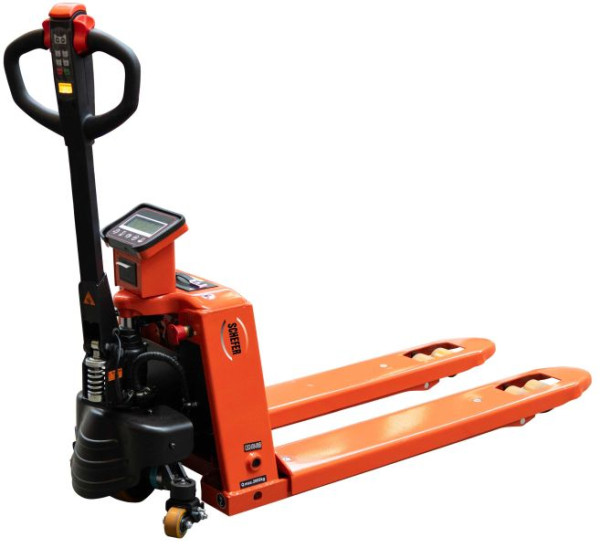 Schefer Elektrohubwagen EHW 20 Eco Plus mit Waage + Drucker inkl. Batterie und Ladegerät, 1103045EHW20WP