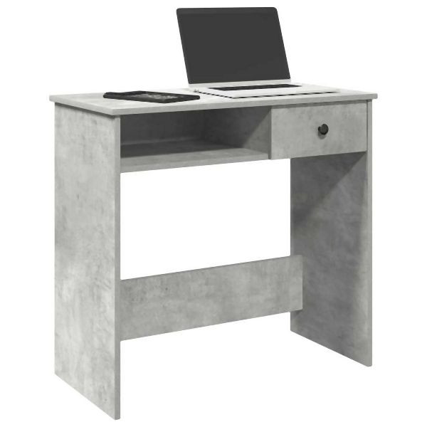 vidaXL Schreibtisch Betongrau 80x40x75 cm Holzwerkstoff, 860475