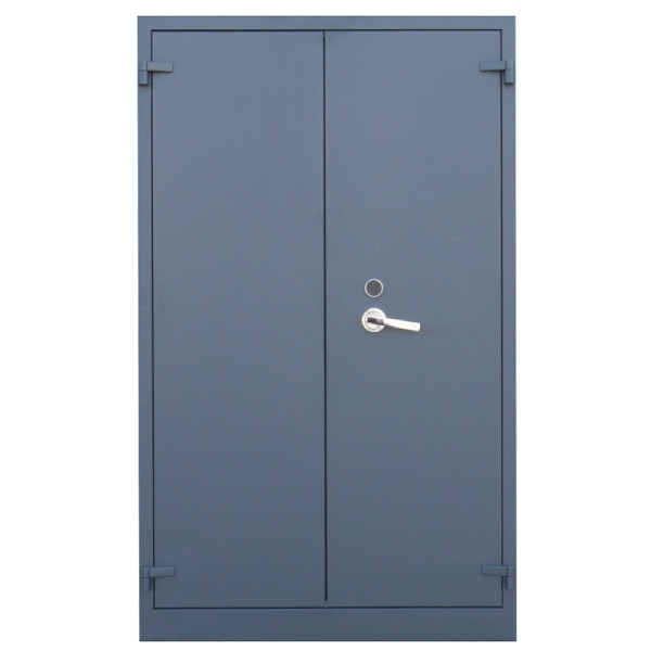Lüllmann Flügeltürenschrank, feuergeschützt, 5 OH, 1950 x 1200 x 550 mm, anthrazit, 690258