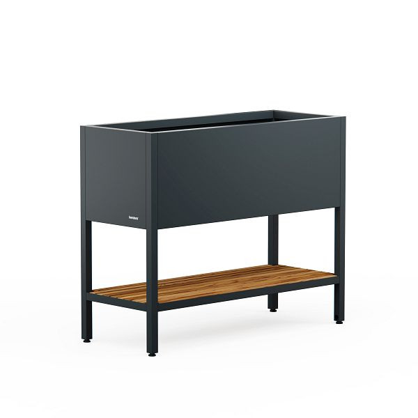 Herstera Garden Hochbeet Deco anthrazit, 40x100x80 cm, HG31825901