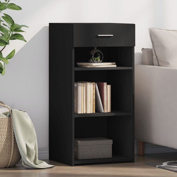 vidaXL Sideboard Schwarz 45x42,5x93 cm Holzwerkstoff, 846321