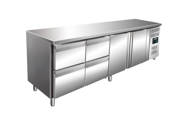 Saro Kühltisch inkl. 2 x 2er Schubladenset Modell KYLJA 4140 TN, 323-10724