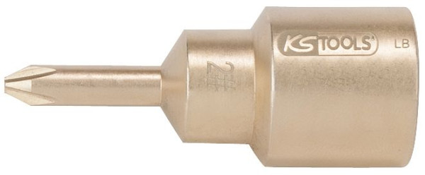 KS Tools BRONZEplus Bit-Stecknuss 1/2" PH2, 963.1297, 4042146519608
