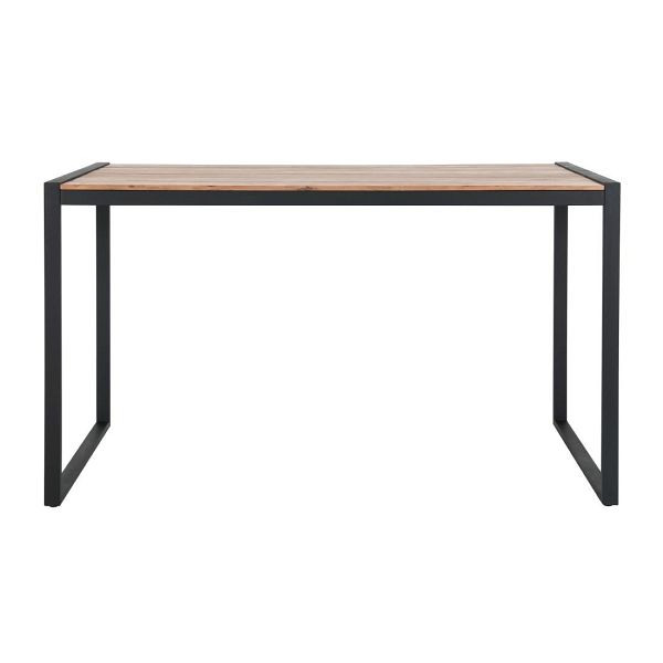 Bolero Industrie-Stehtisch aus Stahl und Akazie, 1800 x 900 mm, DK905
