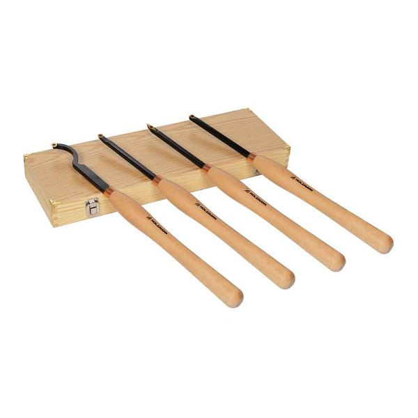 Holzmann Drechseleisenset mit austauschbaren HM Schneidplatte, Große M, H4TLGM