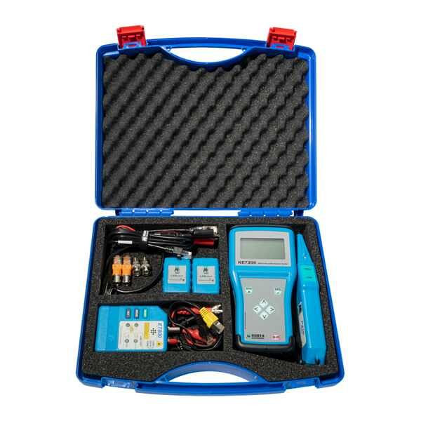 Kurth Electronic Aktiver Netzwerktester und LWL - Kupfer Kit, KE7208, D728A