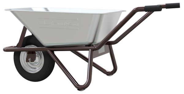 Schake Schubkarre Geselle Typ 25, mit angeschweißter Muldenstütze und Luftrad, 52300TM
