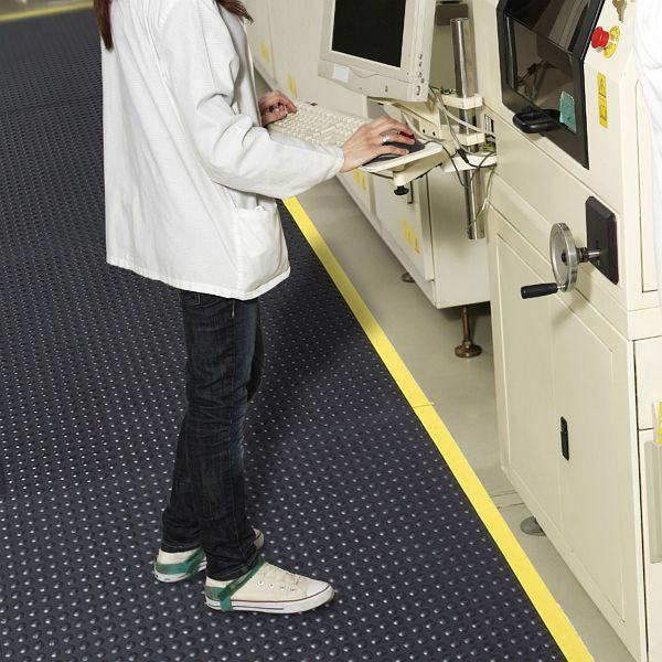 Notrax Skywalker HD ESD Schutzmatten für Elektrostatische Entladung (ESD) & Zubehör 463, Schwarz, VE: 1 m², 463S0000BL