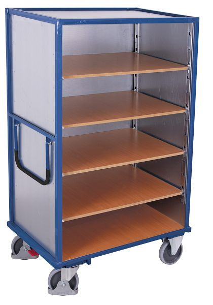 VARIOfit Etagenwagen fest verschweißt, 1.315x830x1.810mm, RAL 5010 enzianblau, Ladefläche: 1.200x760mm, sw-800.412