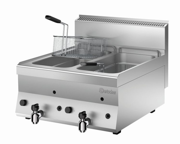 Bartscher Gas-Fritteuse 650, 2x8 l, Tischgerät, 1152113