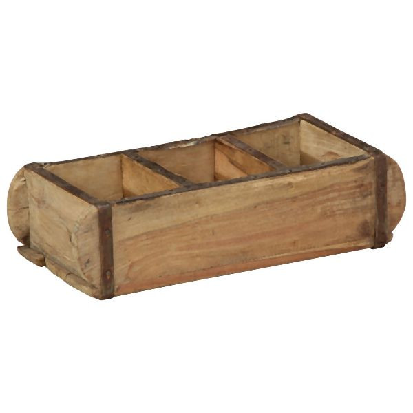 vidaXL Tabletts 4 Stück 30x14x9 cm Massivholz Recycelt, 4019613