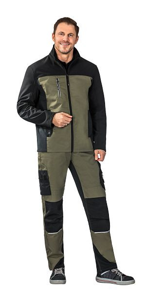 Planam Norit Herren Hybridjacke, oliv/schwarz, Größe 60, 6505060