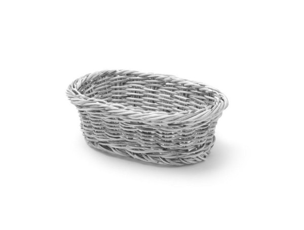 Hendi Brotkorb, oval, LxBxH: 190x120x60 mm, Hellgrau, 426760
