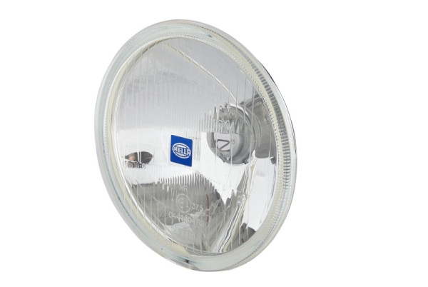 HELLA Halogen-Scheinwerfereinsatz, Fernscheinwerfer, Comet 500, 24/12V, rund, Referenzzahl: 37.5/Anbau, E1 44404/ECE-R8, links/rechts, 1F4 135 230-011