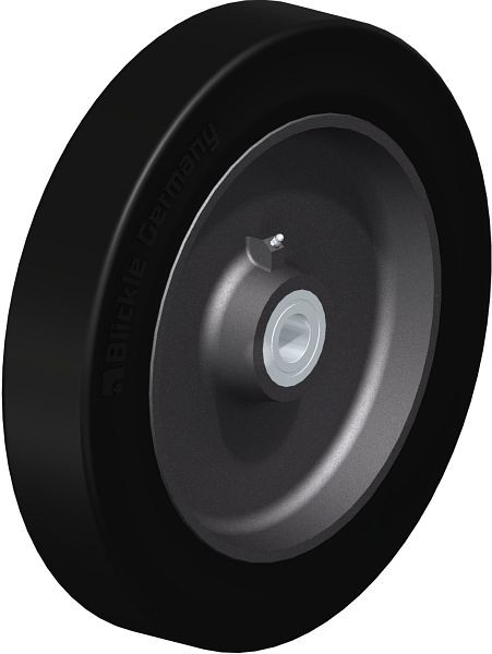 Blickle GEV 520/40K Rad aus Elastik-Vollgummi, Schwarz, 608182