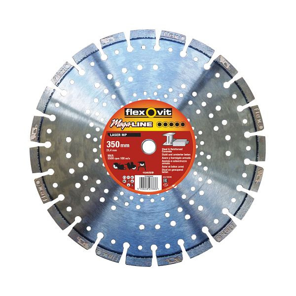 Flexovit Diamanttrennscheibe MEGALINE - LASER MP, Durchmesser: 230 mm, 70184623440