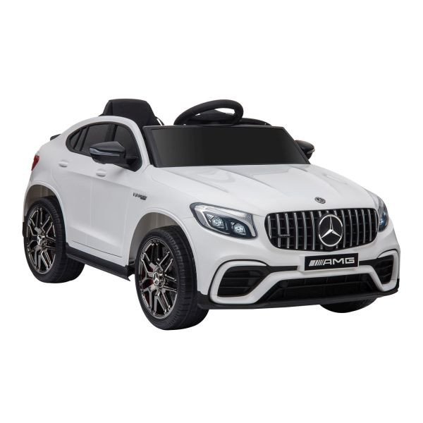 HOMCOM Kinderfahrzeug Elektroauto Mercedes-Benz Fernbedienung MP3 PP 2 Farben, 370-074V90WT