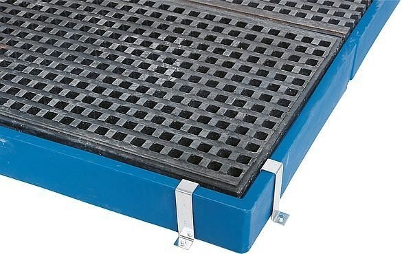 asecos Randbefestigung Stahlblech für Bodenelemente PE, 8701