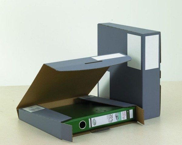 Progress Packaging PC O01.01 020 ORDNER Transportbox 50 anthrazit in UK, VE: 20 Stück, 700720