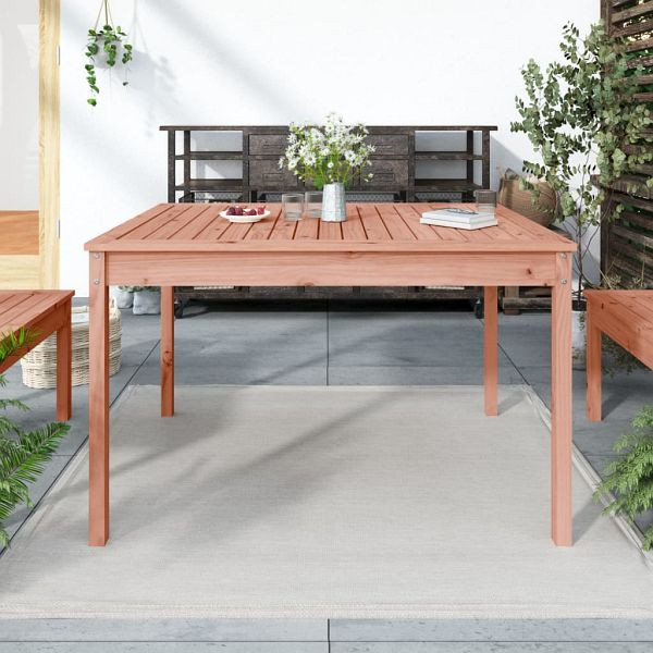 vidaXL Gartentisch 121x82,5x76 cm Massivholz Douglasie, 823974
