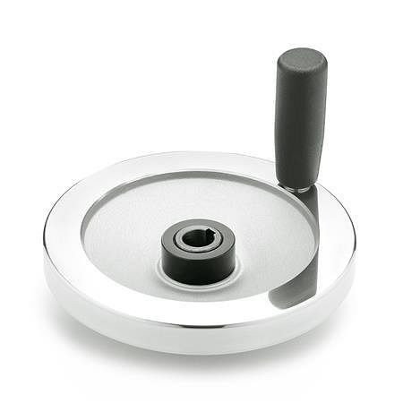 Ganter Sicherheits-Handräder mit Nadellager (GN 321.5-250-K22-A-DR), 321.5-250-K22-A-DR