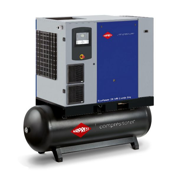 Airpress Schraubenkompressor 13 bar 500L 30 PS/22 kW 822-3924 l/min (EcoPower 29 IVR Combi Dry), 36679529-IVR