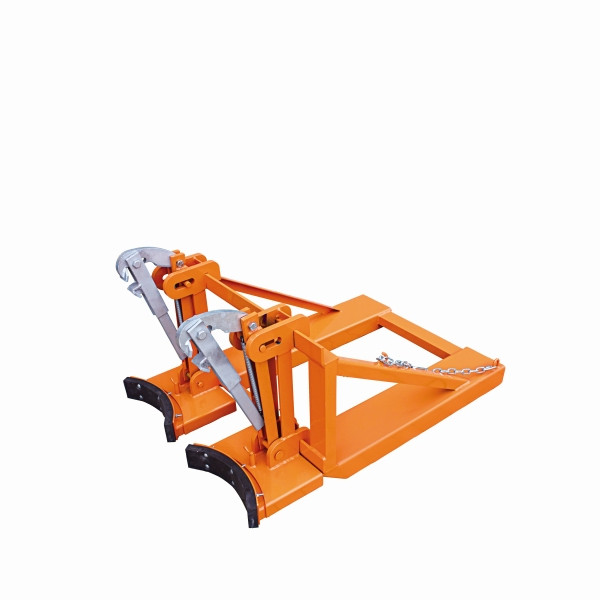 Eichinger Industrie Fasslifter für Stahl- und Kunststoff-Fässer, 2 x Fässer, reinorange, 22120100000000