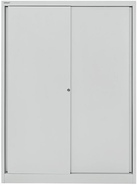 Bisley Schiebetürenschrank ECO, 3 Fachböden, 4 OH, lichtgrau, SD12173S645