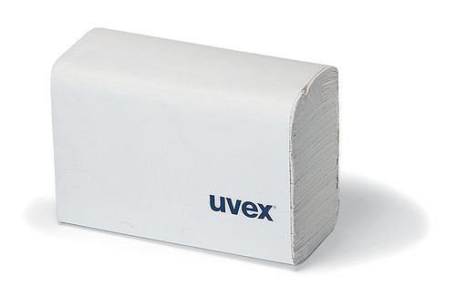 uvex Reinigungspapier 997100, für Brillenreinigungsstation, ca. 700 Blatt, 210199
