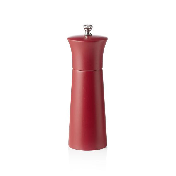 WAS Pfeffermühle Novel Mill in der Farbe rot, 15 cm Höhe, 2415015