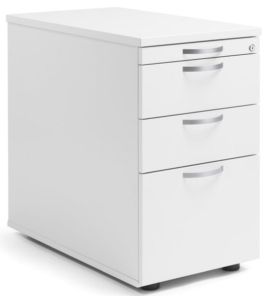 Deskin Standcontainer Multi M pro, Dekor weiß, B 435 x H 720 x T 800 mm, 2 Schübe, 294419